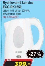Rychlovarná konvice ECG RK 1550