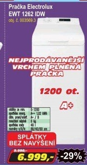 Pračka Electrolux EWT 1262 IDW