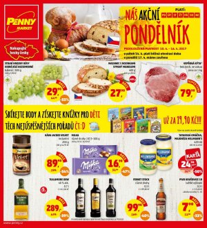 akční leták Penny Market 10.4.2017-16.4.2017