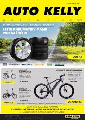 akční leták Auto Kelly 10.4.2017-7.5.2017