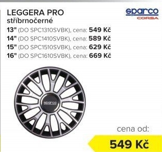 Kryty kol Sparco R13