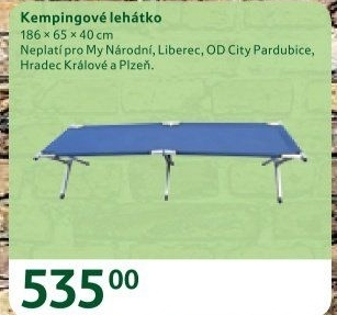 Kempingové lehátko