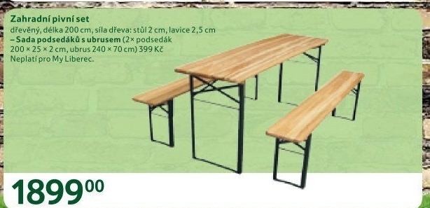 Zahradní pivní set