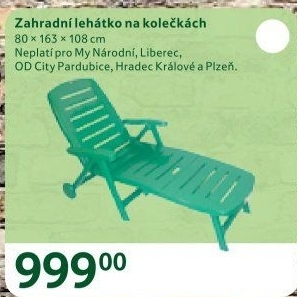 Zahradní lehátko