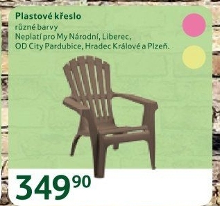 Plastové křeslo