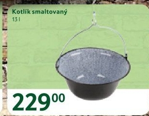Smaltovaný kotlík