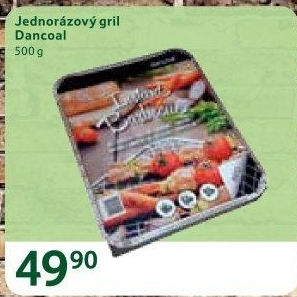 Jednorázový gril Dancoal