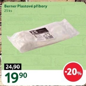 Příbory plastové Berner