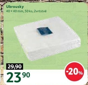 Papírové ubrousky 2vrstvé