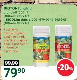 Přípravek fungicid Bioton Zdravá zahrada