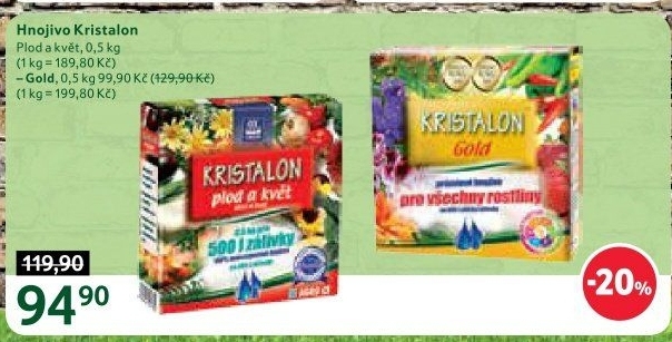 Hnojivo pro plod a květ Kristalon