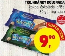 Oplatky trojhránky Kolonáda Opavia