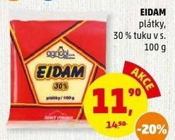 Sýr Eidam Agricol 30%