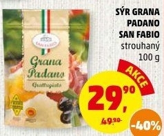 Sýr strouhaný Grana Padano San Fabio