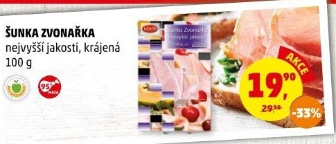 Šunka Zvonařka nejvyšší jakosti LE&amp