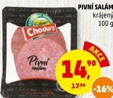 Salám pivní Beskydské uzeniny Chodura