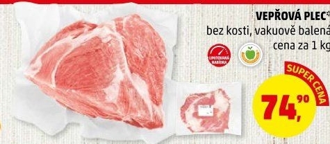 Vepřová plec bez kosti