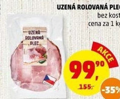 Uzená rolovaná plec