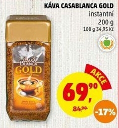 Instantní káva Casablanca Gold
