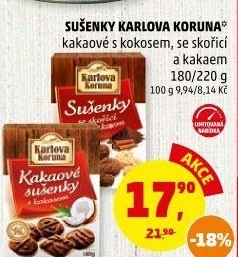 Sušenky Karlova Koruna