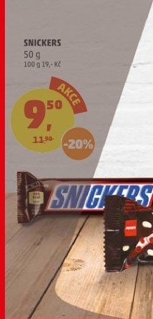 Tyčinka Snickers