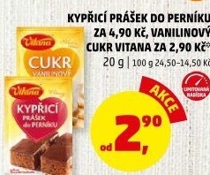 Prášek kypřicí do perníku Vitana