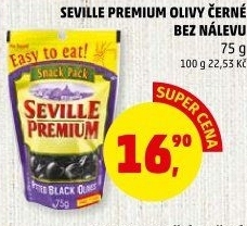 Olivy bez nálevu Seville Premium