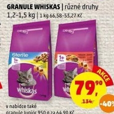 Granule pro kočky Whiskas