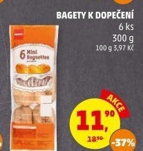 Bagety k dopečení Penny