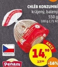 Chléb konzumní Penam