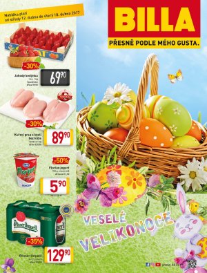 akční leták BILLA 12.4.2017-18.4.2017