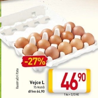 Vejce čerstvá L