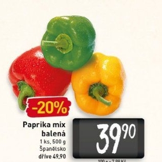 Paprika tricolora