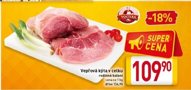 Vepřová kýta Vocílka