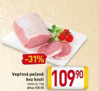 Vepřová pečeně bez kosti
