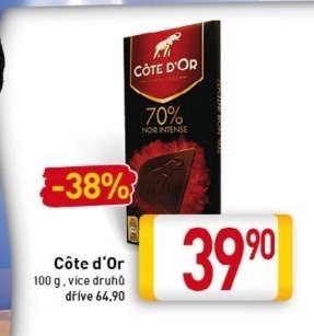 Čokoláda Cote D'Or