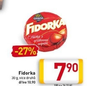 Oplatky Fidorka Opavia