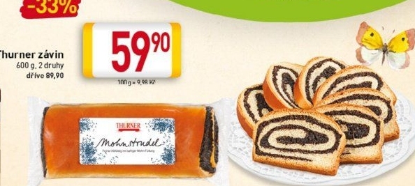 Závin s náplní Thurner