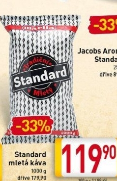 Mletá káva Standard Marila