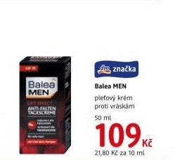 Pleťový krém proti vráskám Men Balea
