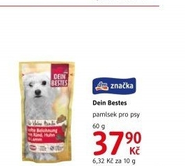 Pamlsky pro psy Dein Bestes - dm drogerie akcniletaky.com