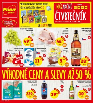 akční leták Penny Market 20.4.2017-23.4.2017