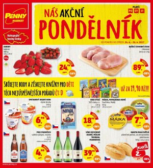 akční leták Penny Market 24.4.2017-26.4.2017