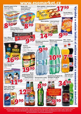 akční leták ESO MARKET 26.4.2017-7.5.2017