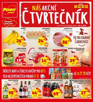akční leták Penny Market 27.4.2017-30.4.2017