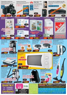 akční leták Elektro Spáčil 26.4.2017-16.5.2017