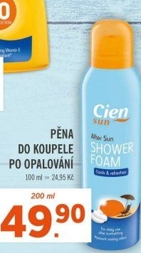 Pěna po opalování Cien Sun