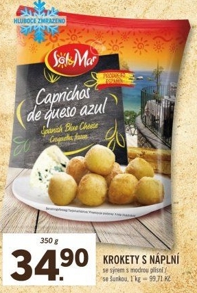 Krokety plněné mražené Sol&amp