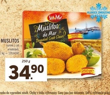 Muslitos mražené Sol&amp