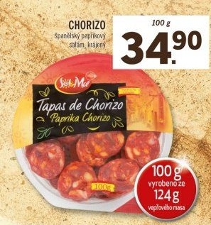Salám Chorizo paprikový Sol&amp